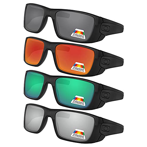 Image of Bwake Replacement Lenses for Oakley Fuel Cell Sunglasses OO9096 POLARIZED - 100% Perfectly Fit | Easy to Install