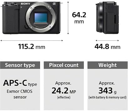 Sony ZV-E10 Mirrorless Camera Bundle with Advanced Accessories | ILCZV-E10/B