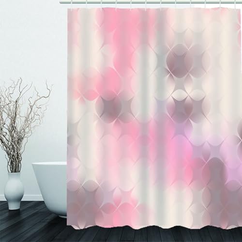 Rideau de douche de qualité supérieure en polyester au design floral raffiné - 3