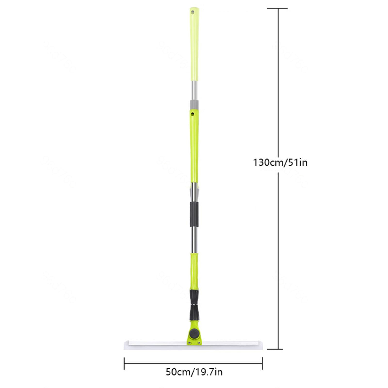 Escoba De Goma para Pelo De Mascota, con Mango De 130 Cm De Largo Magic Broom Sweeper, Escoba De Silicona Limpia Vidrio,Polvo Fino,Cabello Y Líquidos