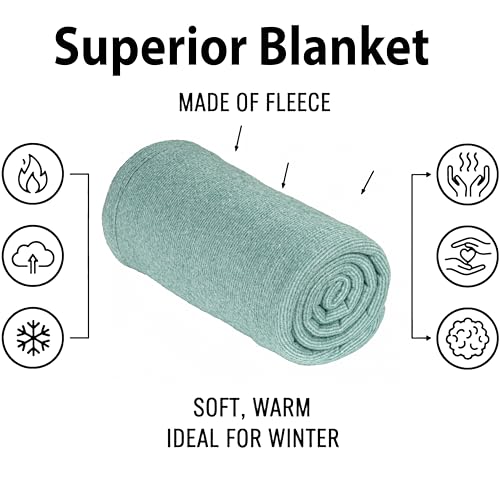 Image of CHANDRAVATI Stylish Polar Fleece Single Bed AC Fleece Wool Blanket - 58x88 Inch || Skin Friendly || (40, Self)