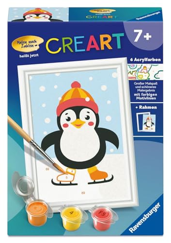 Ravensburger CreArt Snowy le bonhomme de neige peinture par numéro enfant
