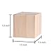Supla 40pcs 1.5 inch - Natural Solid Wood Square Blocks - for Puzzle Making, Crafts, and DIY Projects