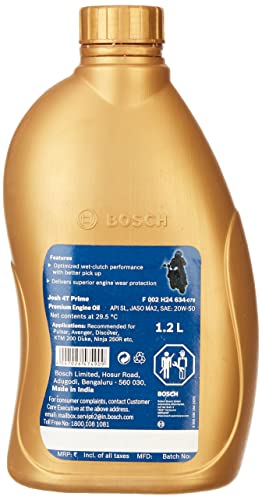 Image of Bosch Pack of litre 1.2 Josh 4T Prime SL 20W50 Applicable for PC