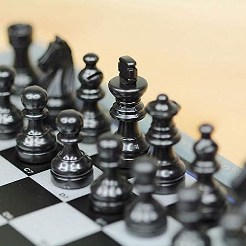 Miniatura 3 de Top 1 Chess - Juego de ajedrez de mesa, sistema de enseñanza por voz, computadora de ajedrez clásica 8 en 1, enseñanza de estrategia de ajedrez,