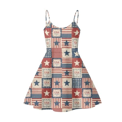 Image of Coloranimal Women's Summer Sleeveless Casual Swing Dresses with Loose Fit Beach Sundress