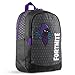 Fortnite Zaino Scuola Elementare O Media Per Bambini E Ragazzi Motivo Raven, Zainetto Scolastico Con Grande Tasca Frontale, Regalo Per Gamers (Nero/Viola Raven)