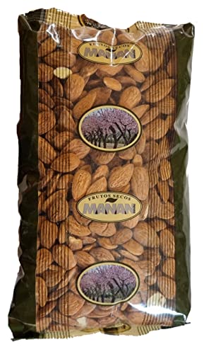Almendra comuna con piel bolsa de 1 kg. de Frutos Secos Mañan