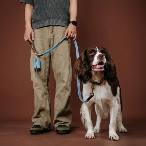 Image of Personalized Dog Collars, Quick Release Buckle, Denim Blue,L