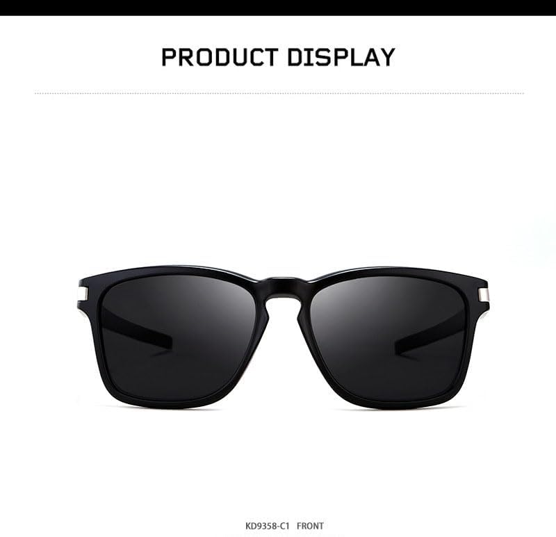 Aferlite Gold Series Unisex Polarized Sunglasses 100% UV protection for Men Women - Pack of 1 (Matt BLACK) 4