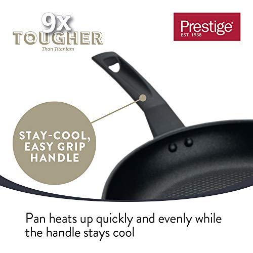 Prestige Tougher Stock Pot with Lid - Induction Stock Pot with Scratch Resistant Non Stick, Stay Cool Easy Grip Handles,24cm, Stockpot - Image 6