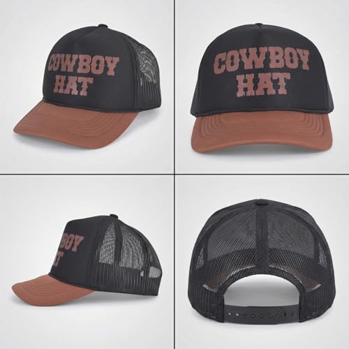 Image of Cowboy Hat Trucker Cap
