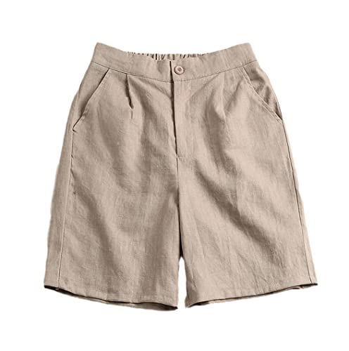 Short de bain en coton et lin idéal pour les vacances à la plage