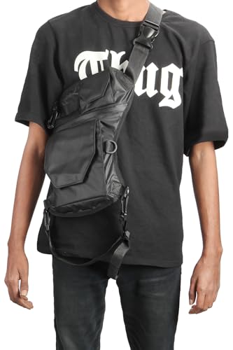 Image of Multipurpose Utility Waist Bag Cross Body Chest Bag Adjustable Strap to Leg or Hip