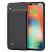 OMEETIE Battery Case for iPhone XS Max, 5000mAh Slim Portable Rechargeable Charging Case Compatible with iPhone XS Max(6.5 inch) Protective Charger Case (Black)