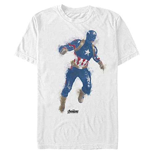 T-shirt blanc Marvel 4XL idéal pour un look d'été décontracté