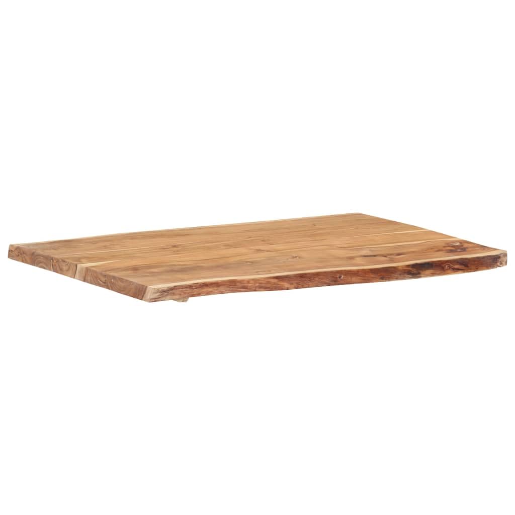 Générique Dessus de Table Bois d'acacia Massif 100x(50-60) x3,8 cm,286332