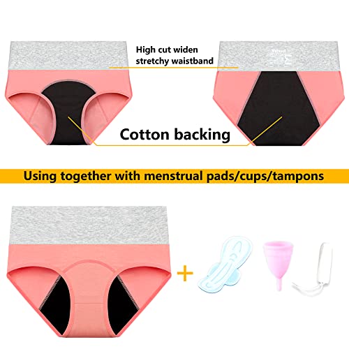 Nalwort Womens Menstrual Period Panties Cotton Leak Proof Underwear Postpartum Protective Briefs #TOP2