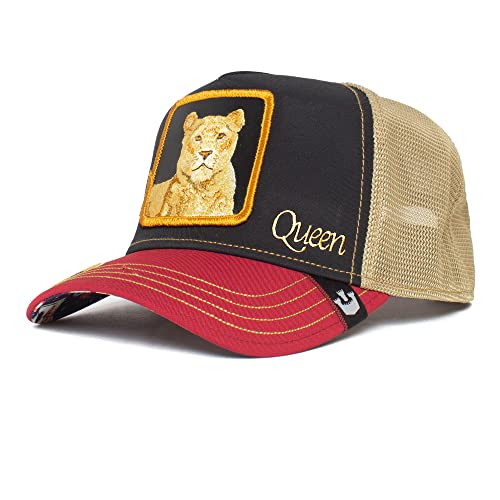 Goorin Bros. Carte Blanche-Casino Queen Trucker-Kappe, verstellbar, Einheitsgröße, Trucker-Queen-Black#30775, Einheitsgröße