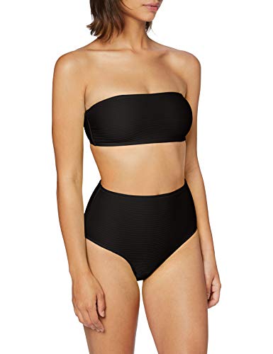 Preisvergleich Produktbild Urban Classics Damen Ladies High Waist Bandeau Bikini-Set, Black, XL