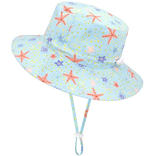 Sarfel Baby Sun Hat Summer Baby Boy Hats UPF 50+ Sun Protection Toddler Hat Bucket for Baby Girl Adjustable Kid Cap