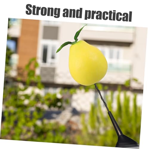 Decoración de antena de coche estilo rodajas de pomelo artificial para techo 5