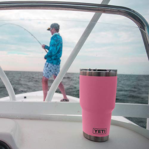 Image of YETI Rambler 30 oz Stainless Steel Vacuum Insulated Tumbler w /MagSlider Lid, Harbor Pink