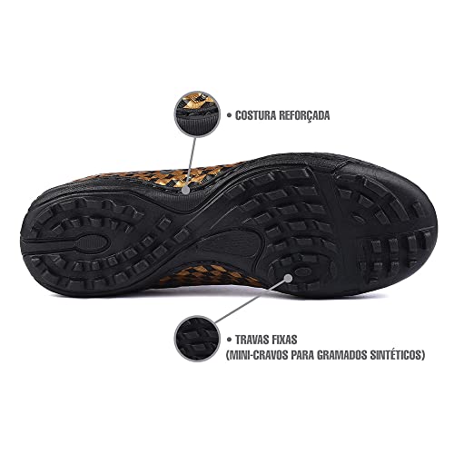 Chuteira Society Grama Sintética Runway Winner Masculino Tamanho:38;Cor:Preto