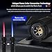 Torch Lighter, Bright Fire Lighter with Safety Lock and Adjustable Red/Blue Flame, Refillable Butane Gas Windproof Jet Flame Cool Lighters, for Candles Campfires BBQ Baking, Camping, Gift