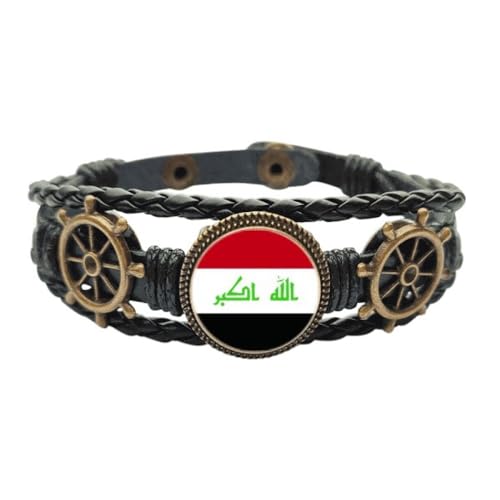 Bracelet en cuir tressé de qualité supérieure Asie et finitions métal
