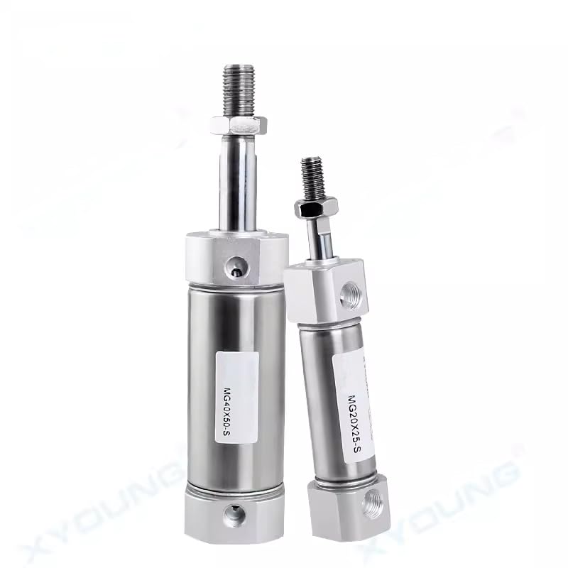 Vérin pneumatique haute pression double effet inox bore 40mm