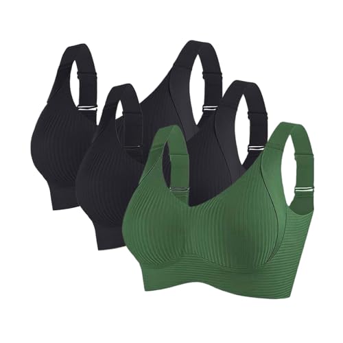 Sujetador inalámbrico convertible pack de 3 ideal para vestidos con espalda al aire