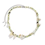 Boho African Waist Beads Chains Layered Shell Bead Belly Chain Body Jewelry Bikini Beach Accessories for Women and Girl, Silver