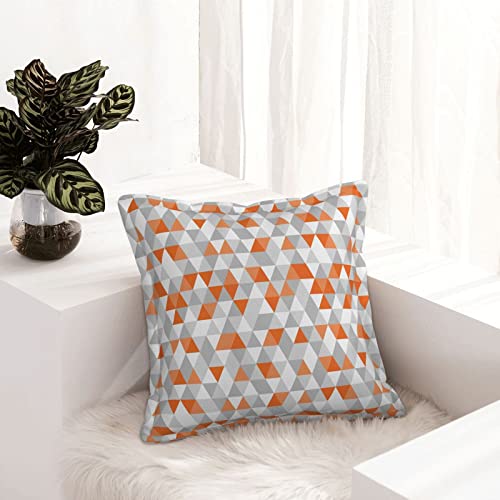 Housses de coussin similicuir de qualité supérieure avec reliefs triangles - 7