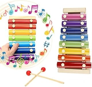 اكسيليفون خشبي من الصفوة، مقاس متوسط، متعدد الألوان، موديل W35-7