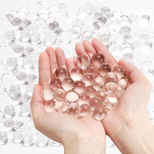 MAAK Clear Water Beads 50000pcs & 5000pcs Large Gel Balls Transparent Water Gel Jelly Balls Floating Pearls, Floating Candle Making, Wedding Centerpiece Arrangement