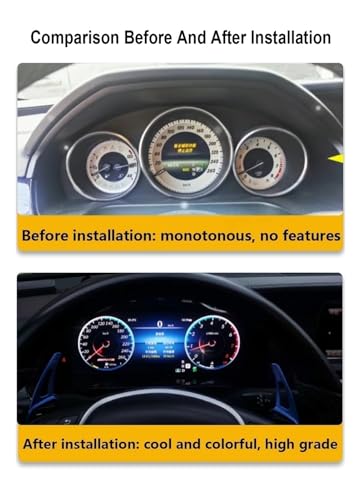 Cuadro digital LCD para Benz Clase E W212 2009-2015 con pantalla de salpicadero virtual 4