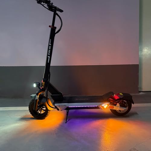 Image of Electric Scooter Adults 1600 /4000 /6000W Motor 50 Miles Long Range & 40 /45 /50 MPH Top Speed 10 inch Off Road Tire Folding E-Scooter 60V /48V 20.8AH Battery Kick Scooter with Detachable Seat for Commuter