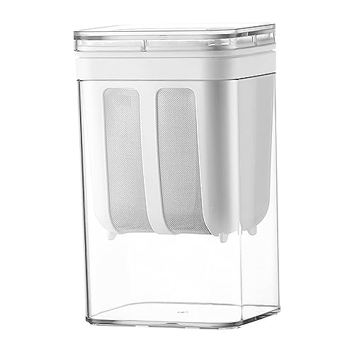 Jorzer Yogurt Strainer Greek Yogurt Maker Multi Yoghurt Cheese Strainer 1100 ML with a Fine Mesh and Lid Juice Filter Nut Milk Maker for Making Thick Greek Yogurt Soybean Milk