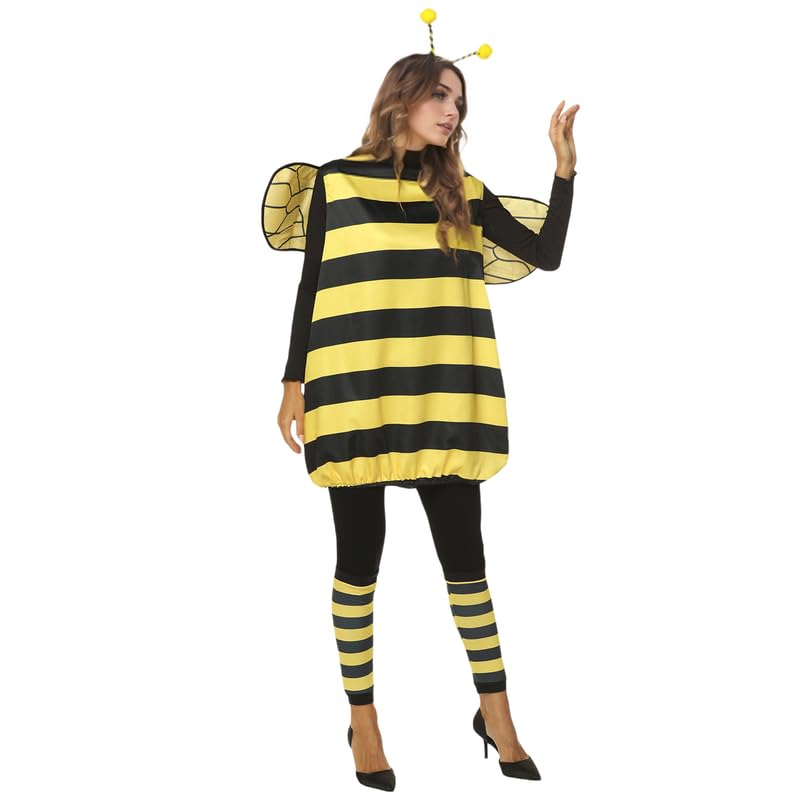 Disfraz de Abeja para Mujer y Niñas con Alas y Accesorios miniatura 2