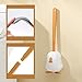 Modern Home Toilet Brush Easy to and Bathroom with Flexible Silicone Brush Head