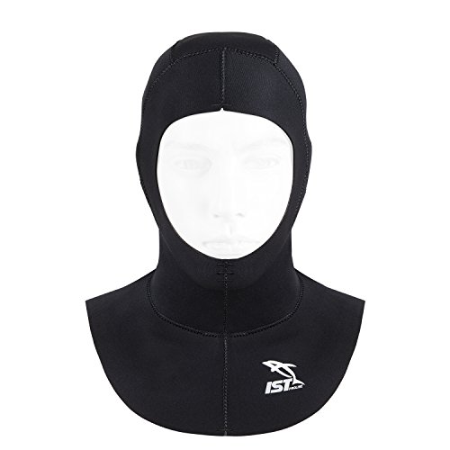 DUI 7mm Warm Neck Self-Venting Scuba Diving Dry Suit Hood (XL)