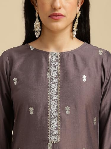 Image of MOKOSH Women's Polycotton Kurta Pant Dupatta