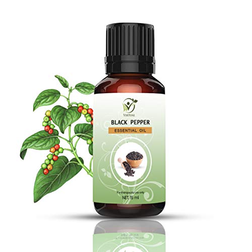 Image of VIRTUAL Camphor Essential Oil 15ml Pure Natural Therapeutic Grade Cooling Oil for Skin Itching Relief Hair Growth Scalp Care Aromatherapy Massage Use