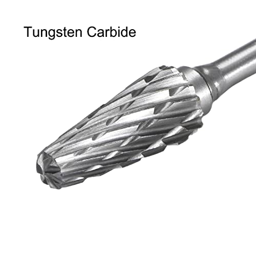 Fresas rotativas de carburo de tungsteno, shank 3/32", 2 piezas miniatura 3