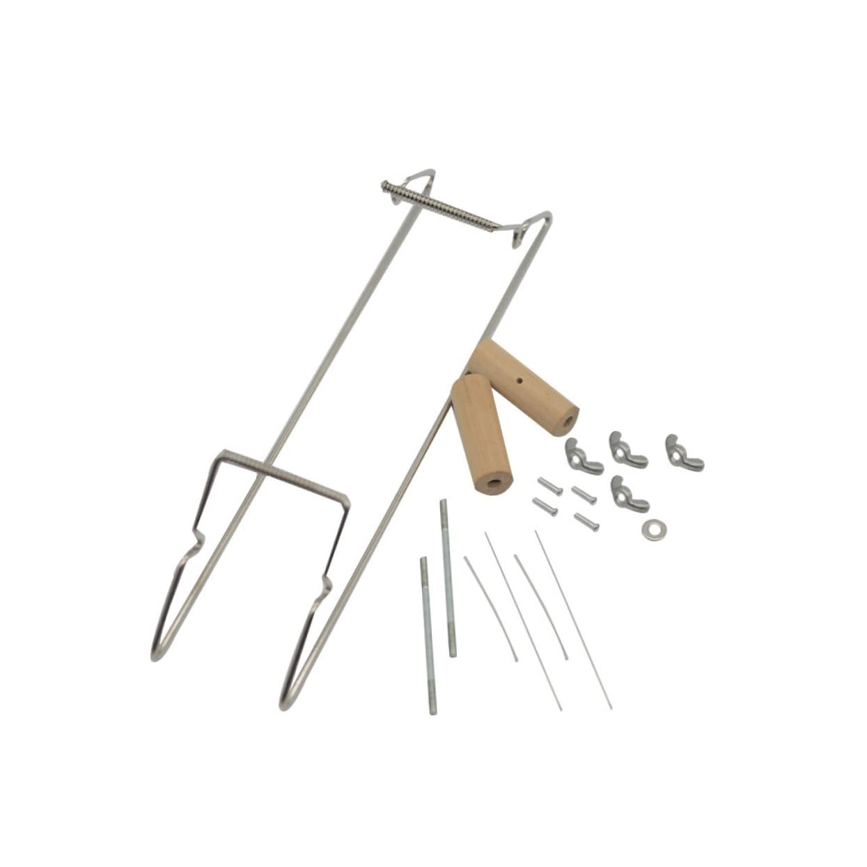 IWOWHERO Metal Frame Bead Loom DIY Beading Tools Jewelry Strap Loom Bead Weaving Machine Accessory Set