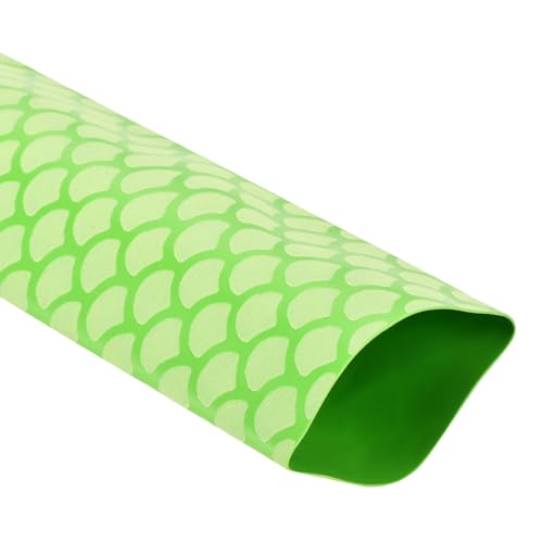 Tubo termorretráctil para cañas de pescar que evita agarres resbaladizos con diseño de escamas
