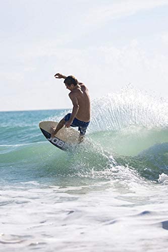Foto von Brunelli Skimboard Surfbrett Holz Wellenbrett Surfboard Skim Board 39