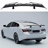 Rear Trunk Spoiler Wing Compatible with Chevy Chevrolet Malibu Impala Cruze Sedan Accessories JDM GT PSM Duckbill Aleron Spoiler Painted Gloss Black