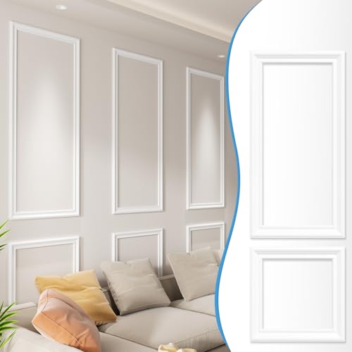 Umedol Wall Molding Kit, Premade Wainscoting Panels, Pre-Cut Wall Molding